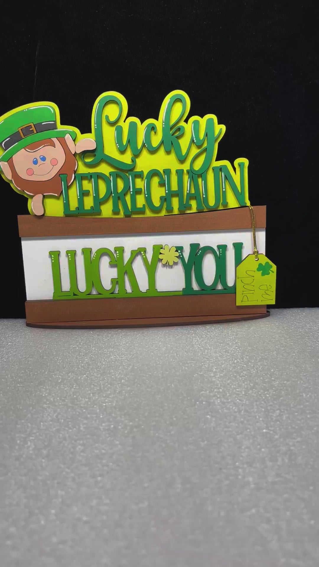 Lucky Leprechaun Insert for the flower Basket DIY Kit