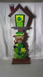 St Patricks Day's Highland Insert for our Interchangeable Birdhouse Post