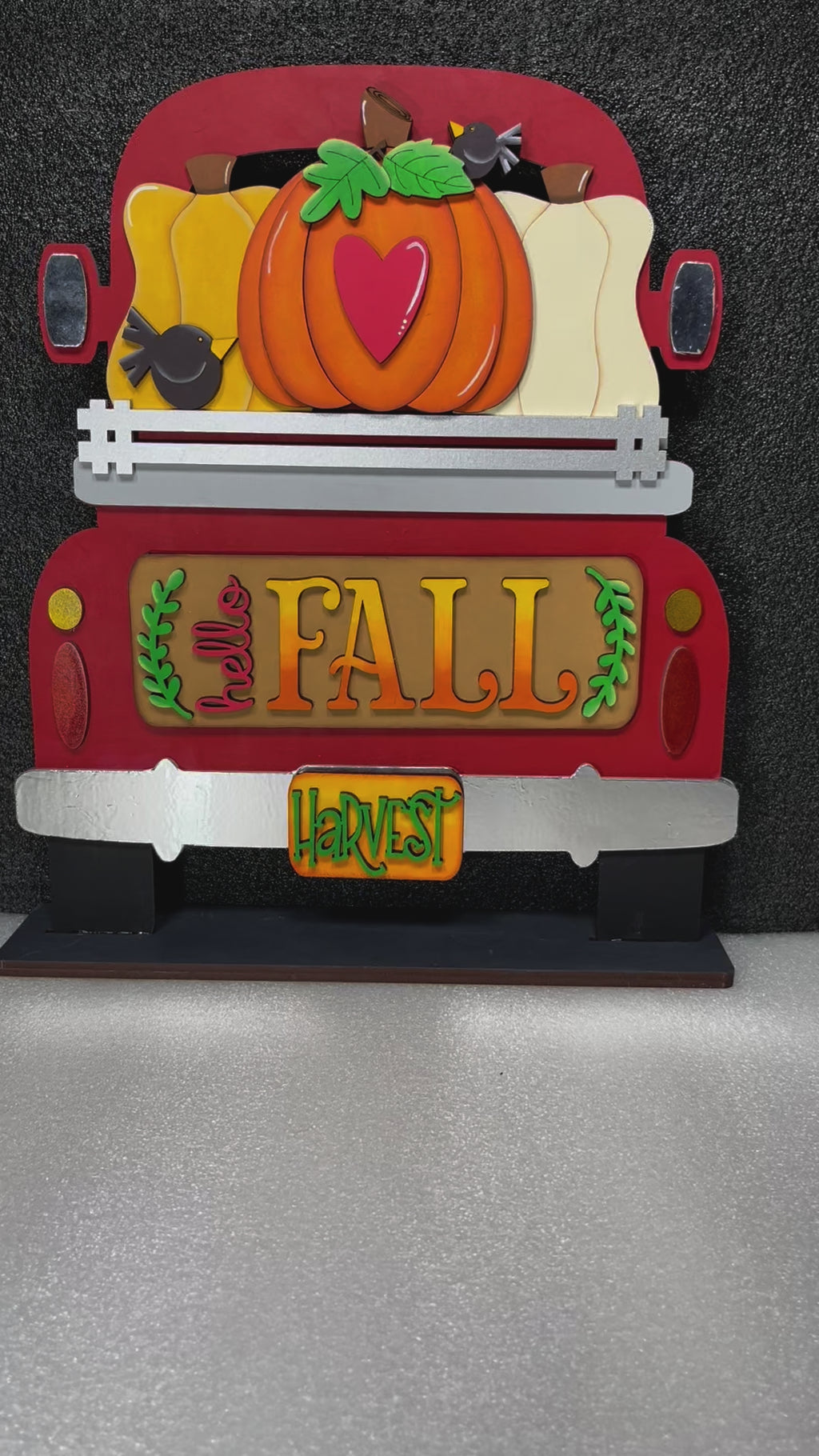 Interchangeable Farmhouse Fall Harvest Truck Insert, DIY Truck Kit, Interchangeable Farmhouse Truck  DIY Kit