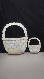 BASE - Braided Flower Basket Base for our Flower Basket Inserts - Easter Basket Base
