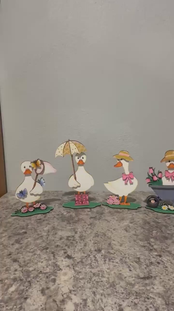 Spring Goose DIY Shelf Sitter  – DIY Wood Paint Kit