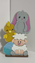 DIY Easter Friends Shelf Sitter