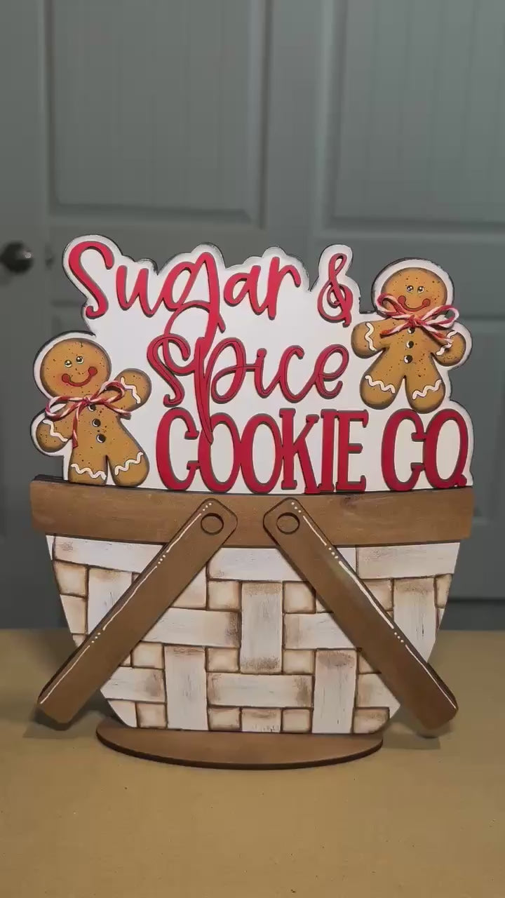 Sugar and Spice Cookie Co Insert for the flower Basket DIY Kit