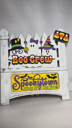 Interchangeable Farmhouse Truck Insert Kit, Spookytown Boo Crew, Seasonal Truck, DIY Truck Kit