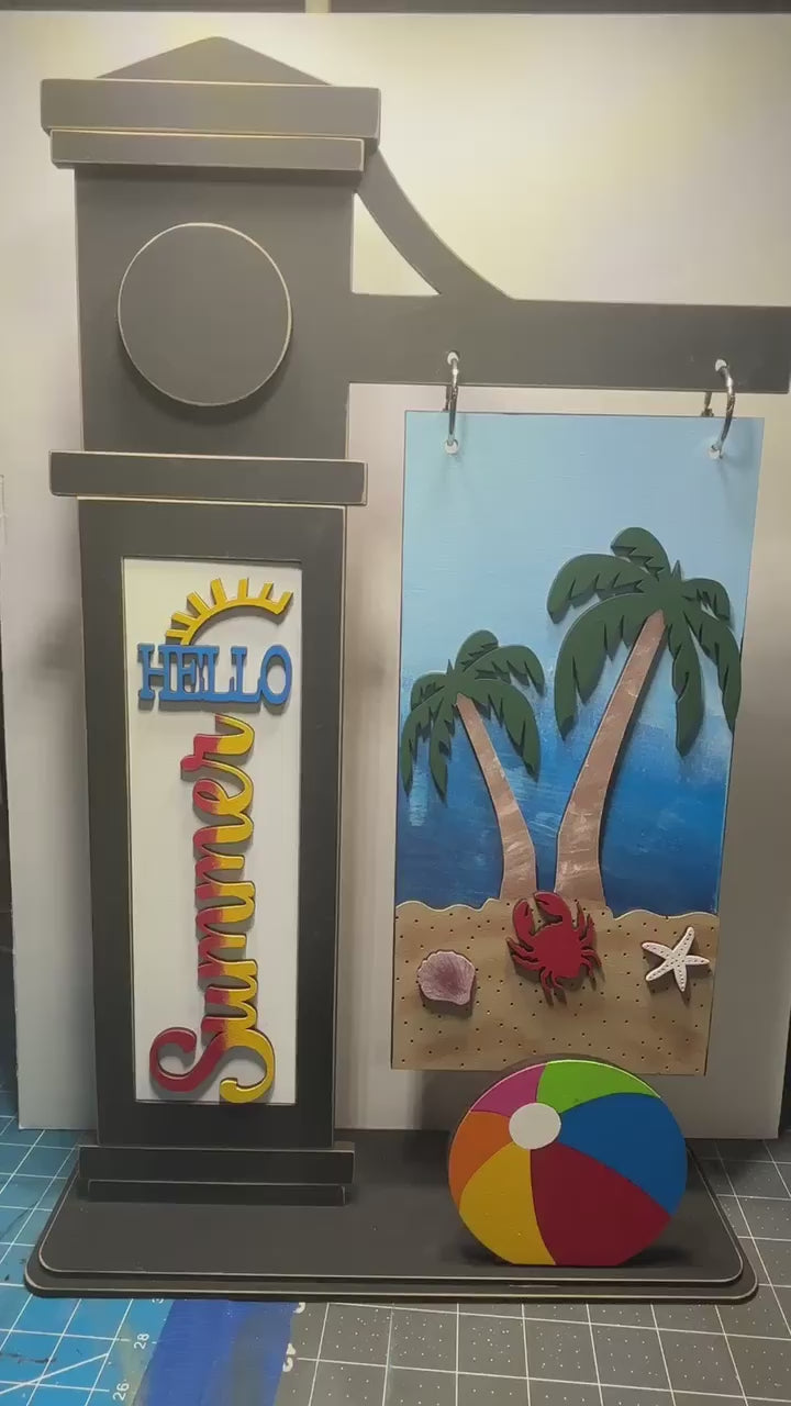 Hello Summer Insert for Mini Interchangeable Posts