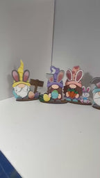 DIY Easter Gnome Shelf Sitters