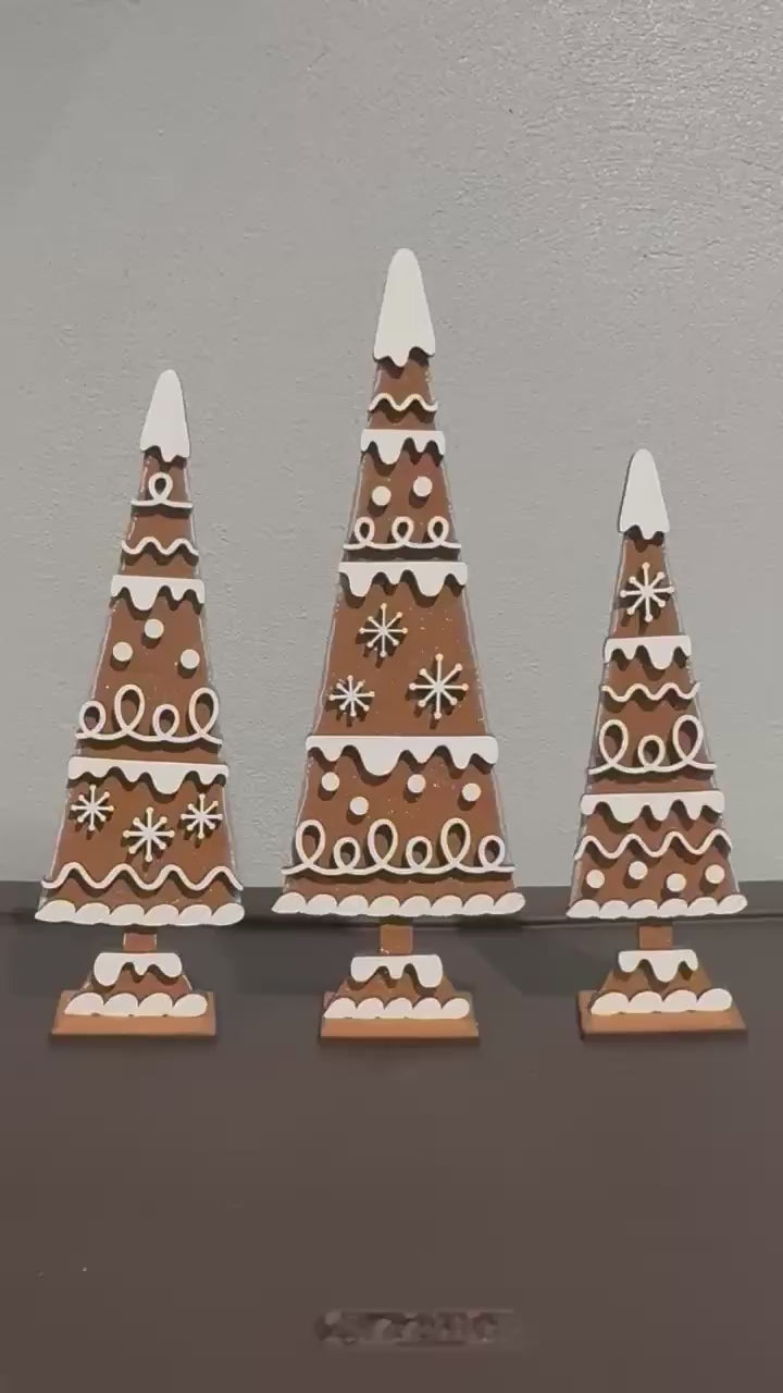 DIY Christmas Tree Kit - Unfinished Wood Craft Kit for Floral Holiday Tree Decor