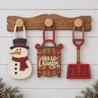 Christmas Pegboard Inserts Hello Winter Interchangeable DIY Craft Kit