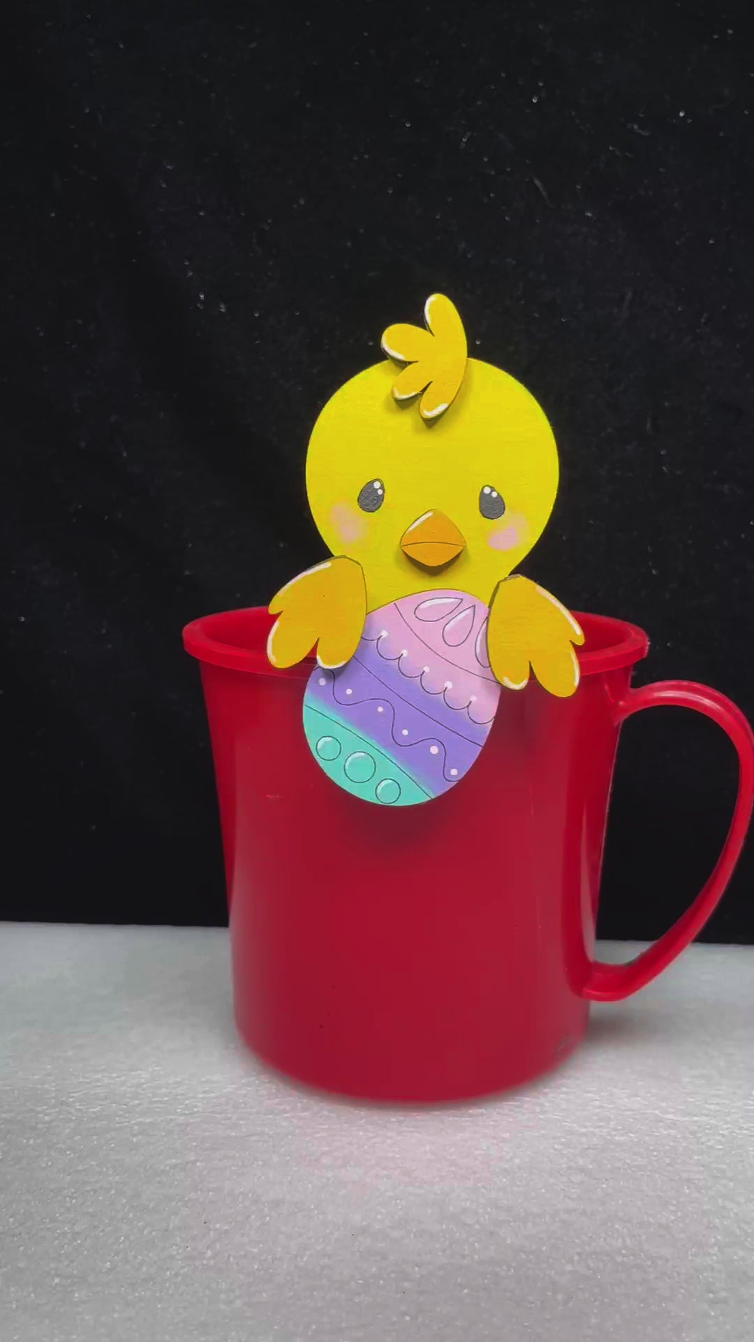Adorable Mug Hugger | Easter Chick | Perfect Gift Topper for Mugs, Plants, and More!