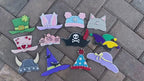 Interchangeable Animal Hats DIY Wood Paint Kit | Seasonal Animal Accessories | DIY Craft Kit | Paint Party Project | Handmade Gift