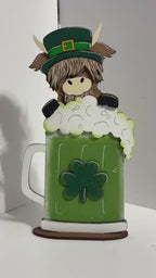 Highland Beer St. Patrick's Day  Shelf Sitter