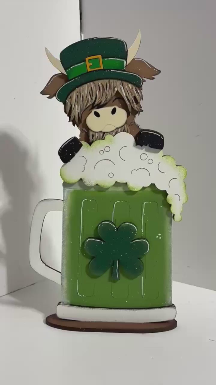 Highland Beer St. Patrick's Day  Shelf Sitter