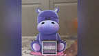 Hippo Interchangeable Animal with 13 Interchangeable Seasonal Hats, Insert and tile holder, Season DIY Decor