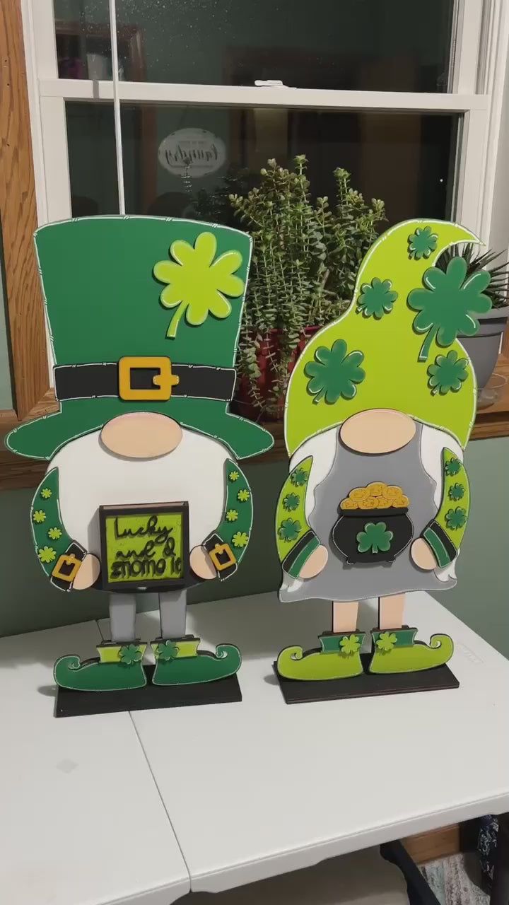 Standing Gnome St Patricks Add On