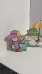 DIY Spring Gnome Shelf Sitters