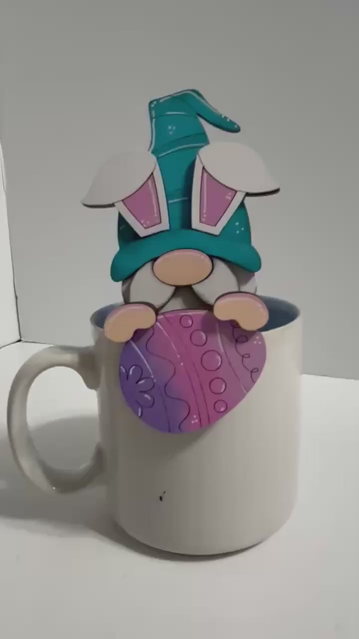Adorable Mug Hugger | Easter Gnome | Perfect Gift Topper for Mugs, Plants, and More!