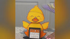 Duck Interchangeable Animal with 13 Interchangeable Seasonal Hats, Insert and tile holder, Season DIY Decor