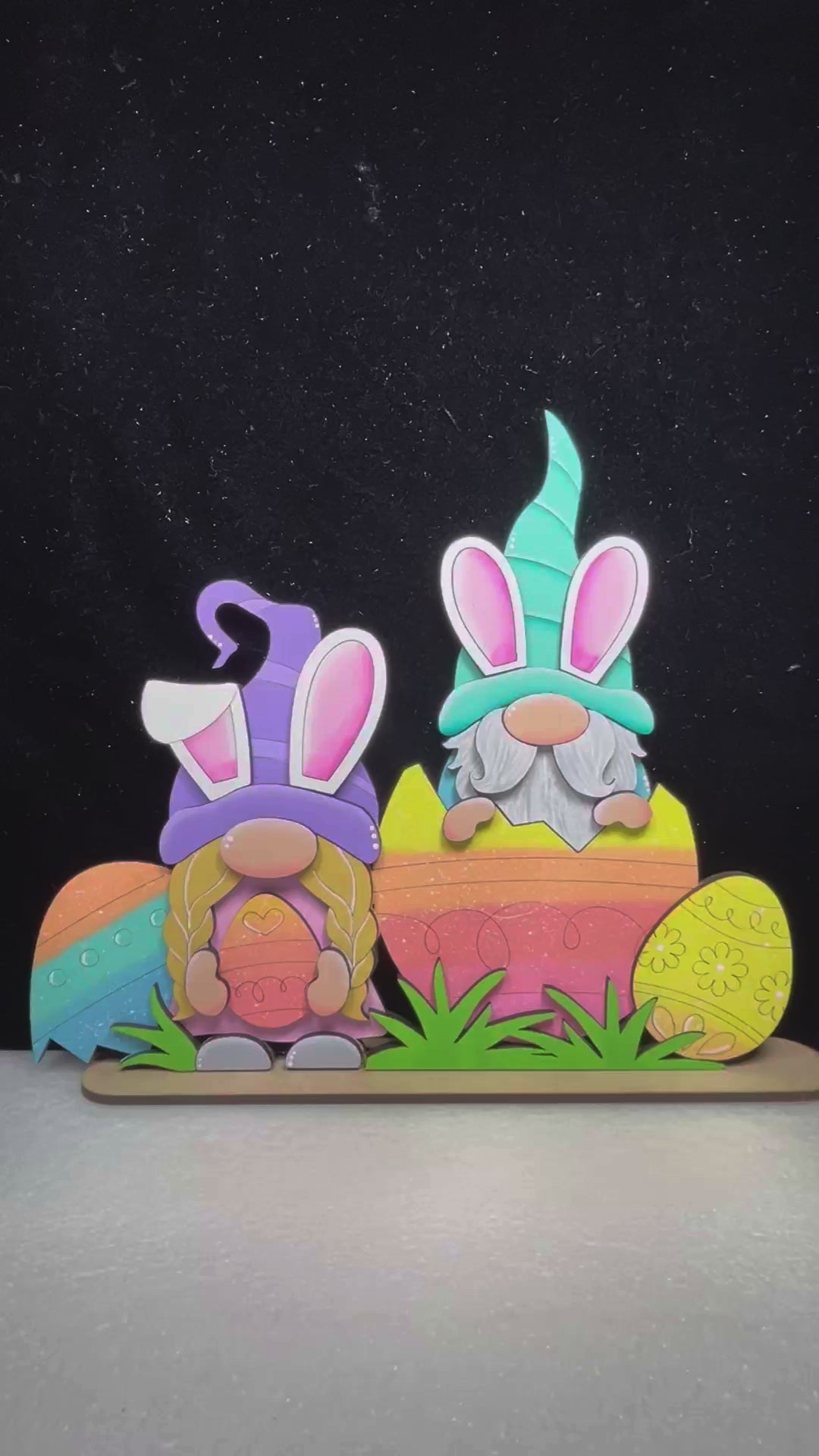 DIY Easter Gnome Shelf Sitters - Choose One or Both!