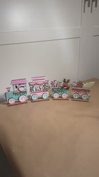 Christmas Train  - DIY Wood Blank Paint Kit