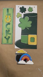 Lucky St Patricks Day Insert for Mini Interchangeable Posts