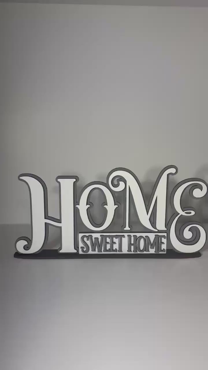 DIY Home Sweet Home Wood Paint Kit,  Shelf Sitter