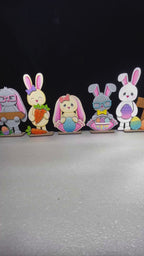 DIY Easter Bunny Shelf Sitters