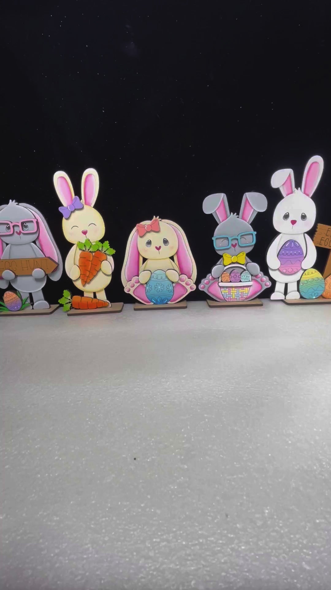 DIY Easter Bunny Shelf Sitters
