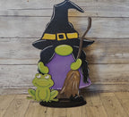 Halloween Gnome Shelf Sitters, DIY Gnome kit, Tiered Tray Decor, Two Sizes