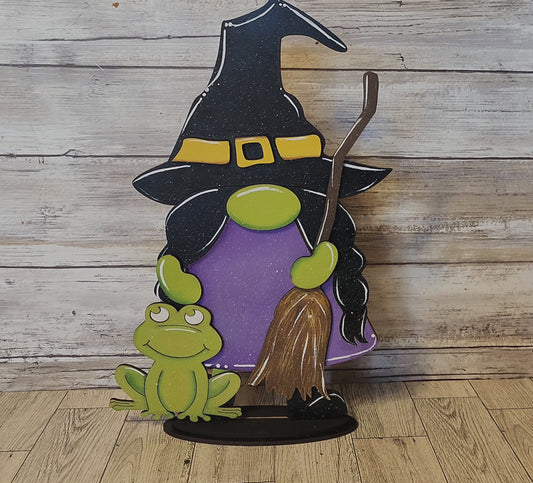 Halloween Gnome Shelf Sitters, DIY Gnome kit, Tiered Tray Decor, Two Sizes