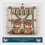 interchangeable door sign', Barn Door DIY Kit, 10.1 x 9.7 In MDF.