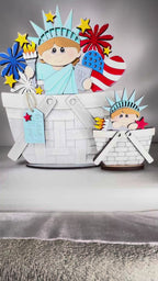 Lady Liberty Insert for the Flower Basket DIY