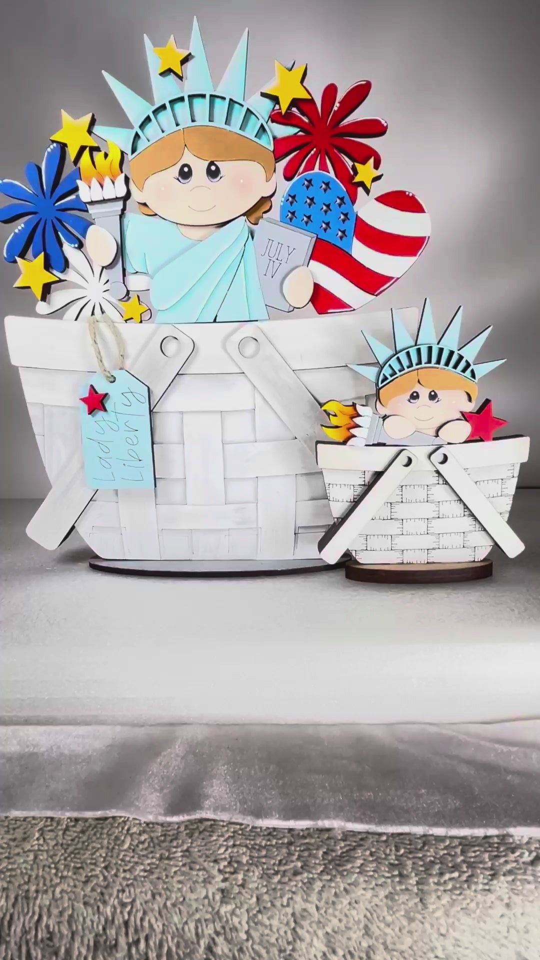 Lady Liberty Insert for the Flower Basket DIY