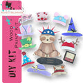 Sloth with 12 Interchangeable Seasonal Hats, Insert and tile holder, Season DIY Decor - RusticFarmhouseDecor