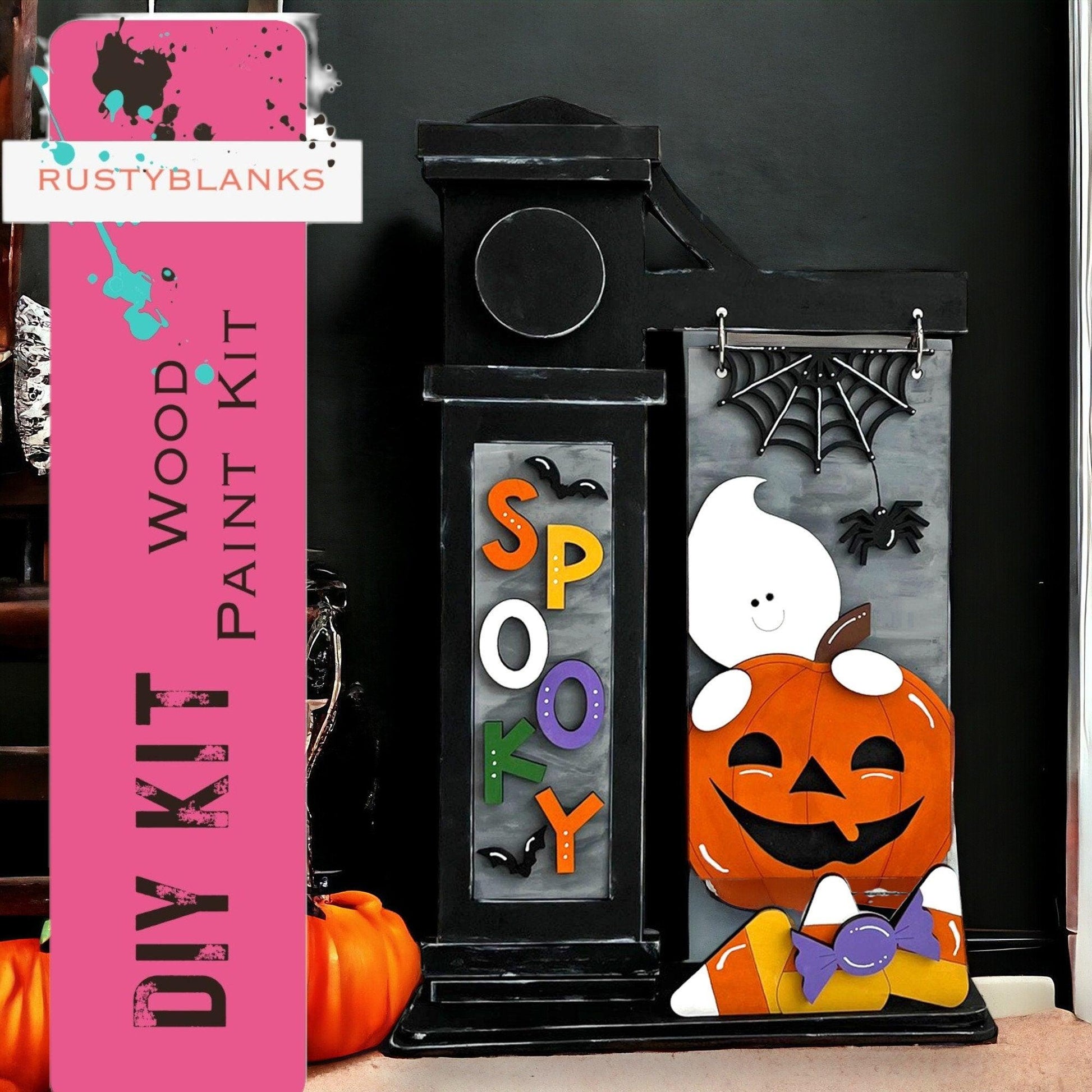 Spooky Halloween Inserts for the Mini Interchangeable Post - RusticFarmhouseDecor