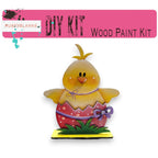 Spring Peep in Egg Wood Kit - RusticFarmhouseDecor
