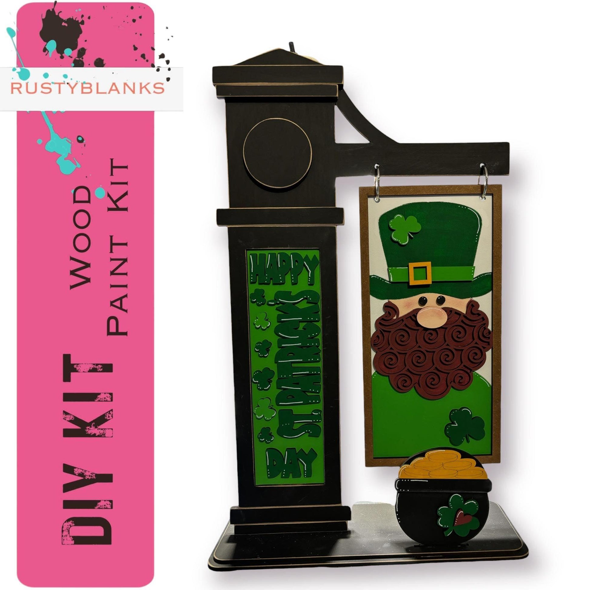 St. Patrick's Day Insert for Mini Interchangeable Posts - RusticFarmhouseDecor