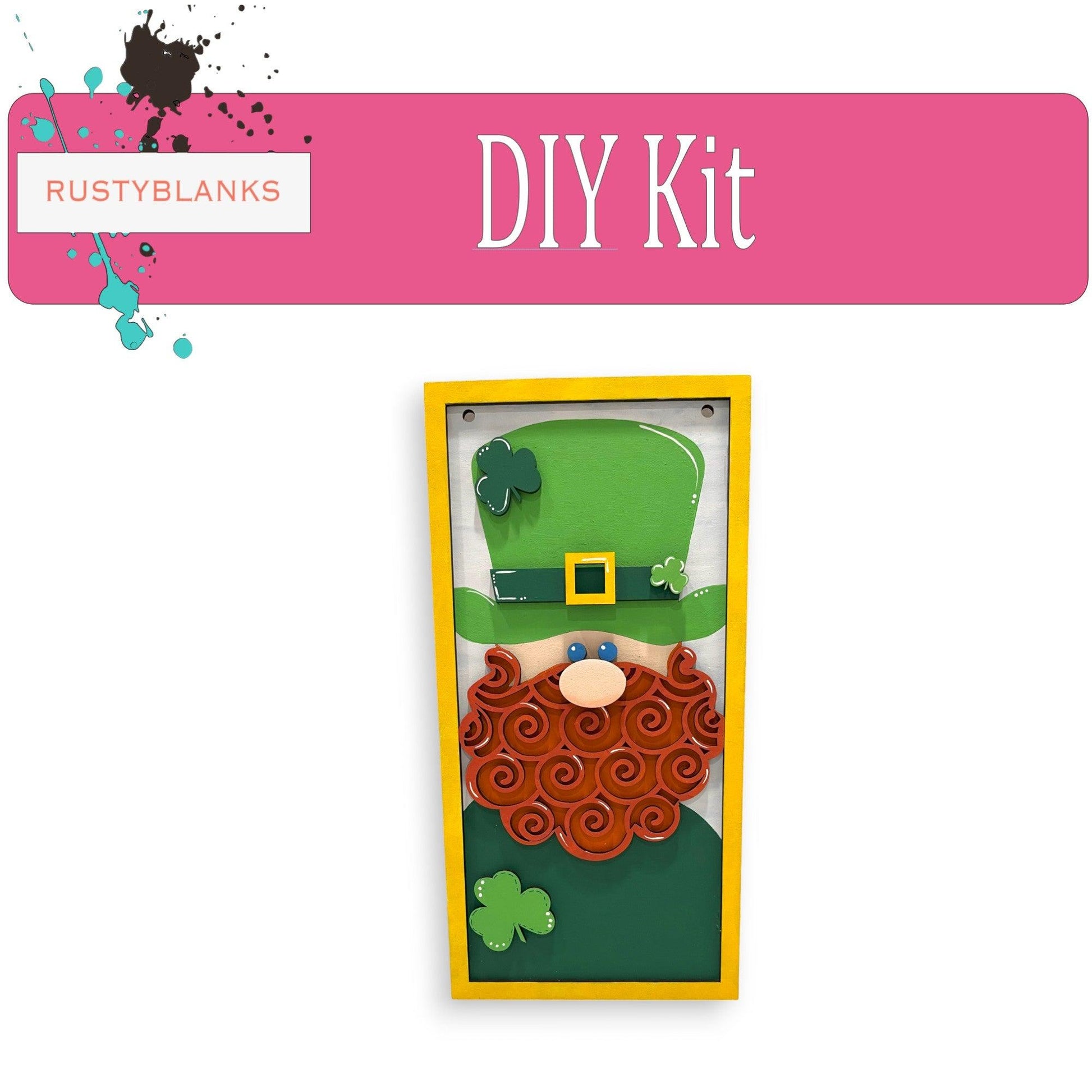 St. Patrick's Day Insert for Mini Interchangeable Posts - RusticFarmhouseDecor