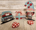 Valentine's I Love You Standing Gnome Shelf Sitter DIY - RusticFarmhouseDecor