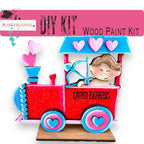 Valentines Standing Train - DIY Wood Blank Paint Kit - RusticFarmhouseDecor