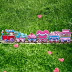 Valentines Standing Train - DIY Wood Blank Paint Kit - RusticFarmhouseDecor