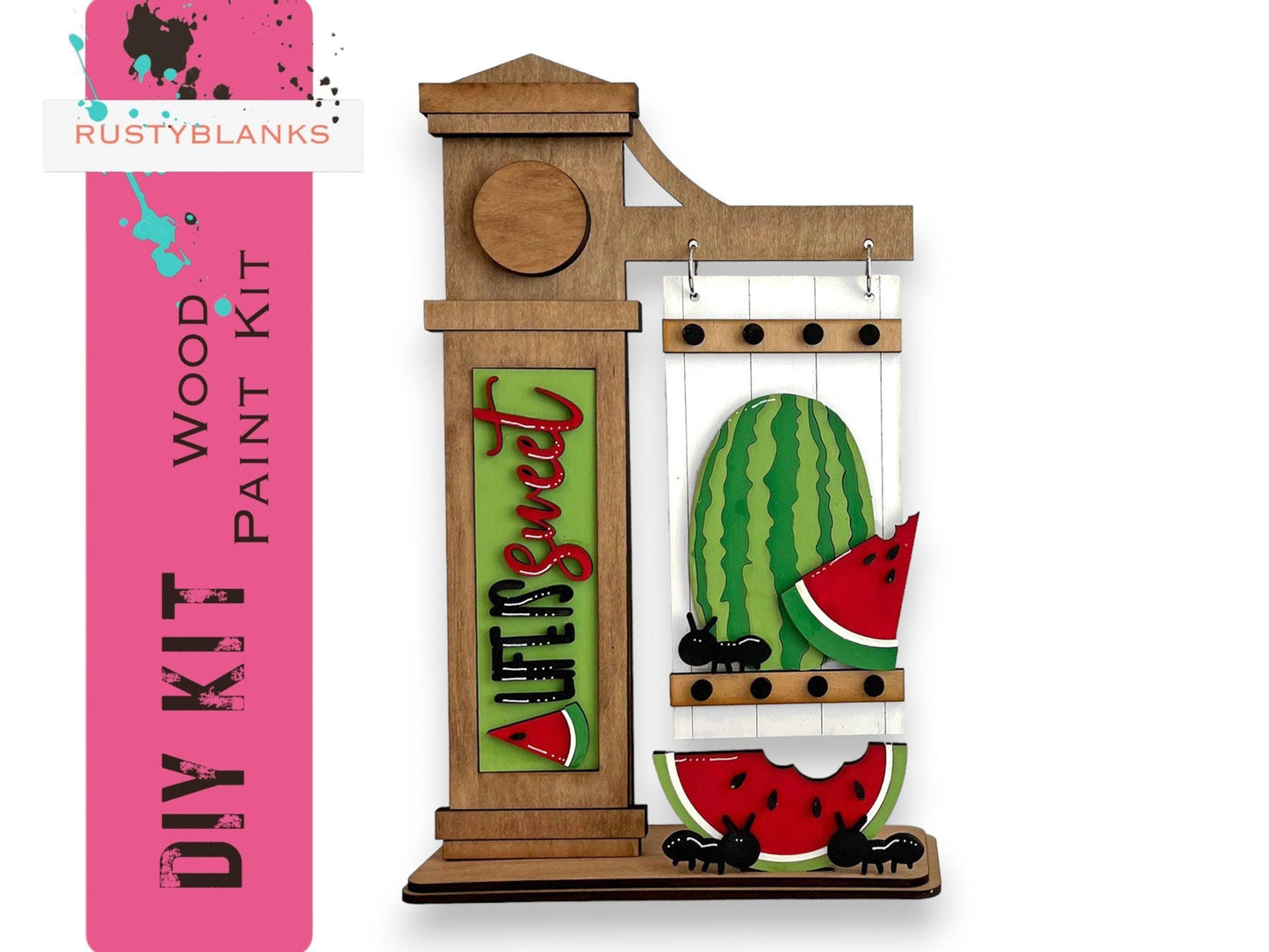 Watermelon Inserts for the Mini Interchangeable Post - RusticFarmhouseDecor