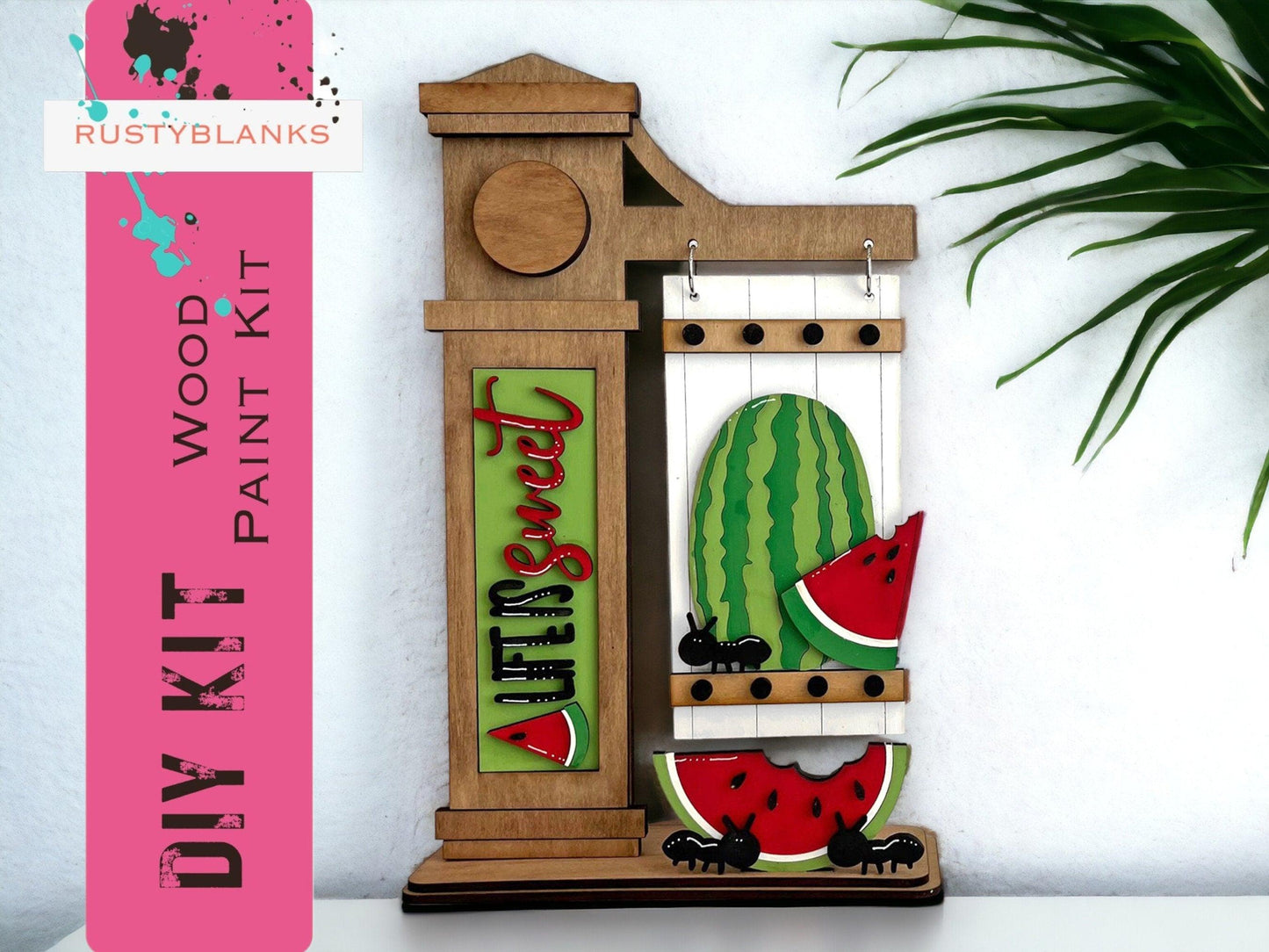 Watermelon Inserts for the Mini Interchangeable Post - RusticFarmhouseDecor