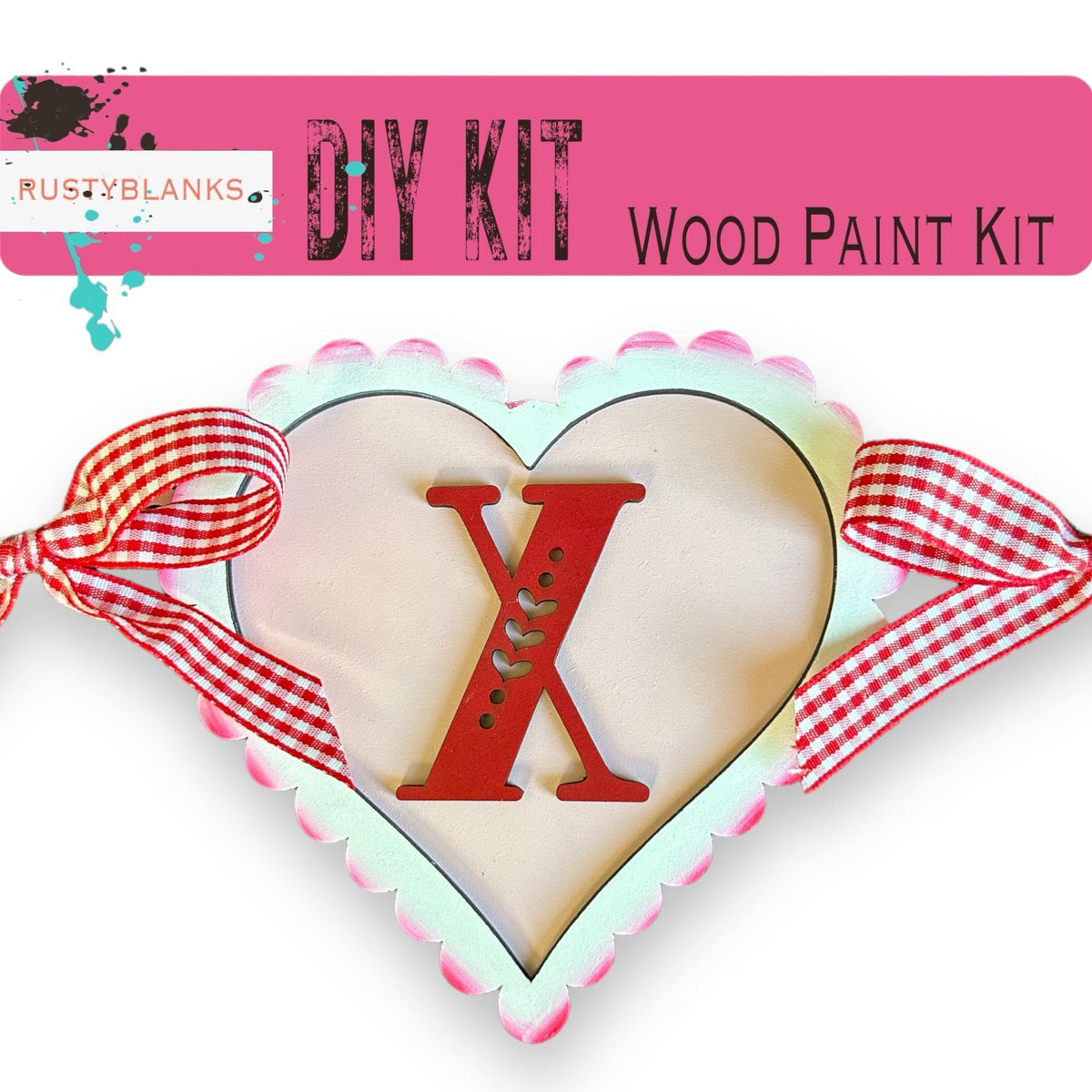 XOXO Valentine's Day Banner - RusticFarmhouseDecor