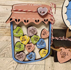 You're the Sweetest Valentines Tiered Tray Set , DIY Tiered Tray, Shelf Sitter - RusticFarmhouseDecor