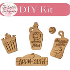 Apple Farm Insert - DIY Interchangeable Inserts - Tiered Tray Deco - RusticFarmhouseDecor