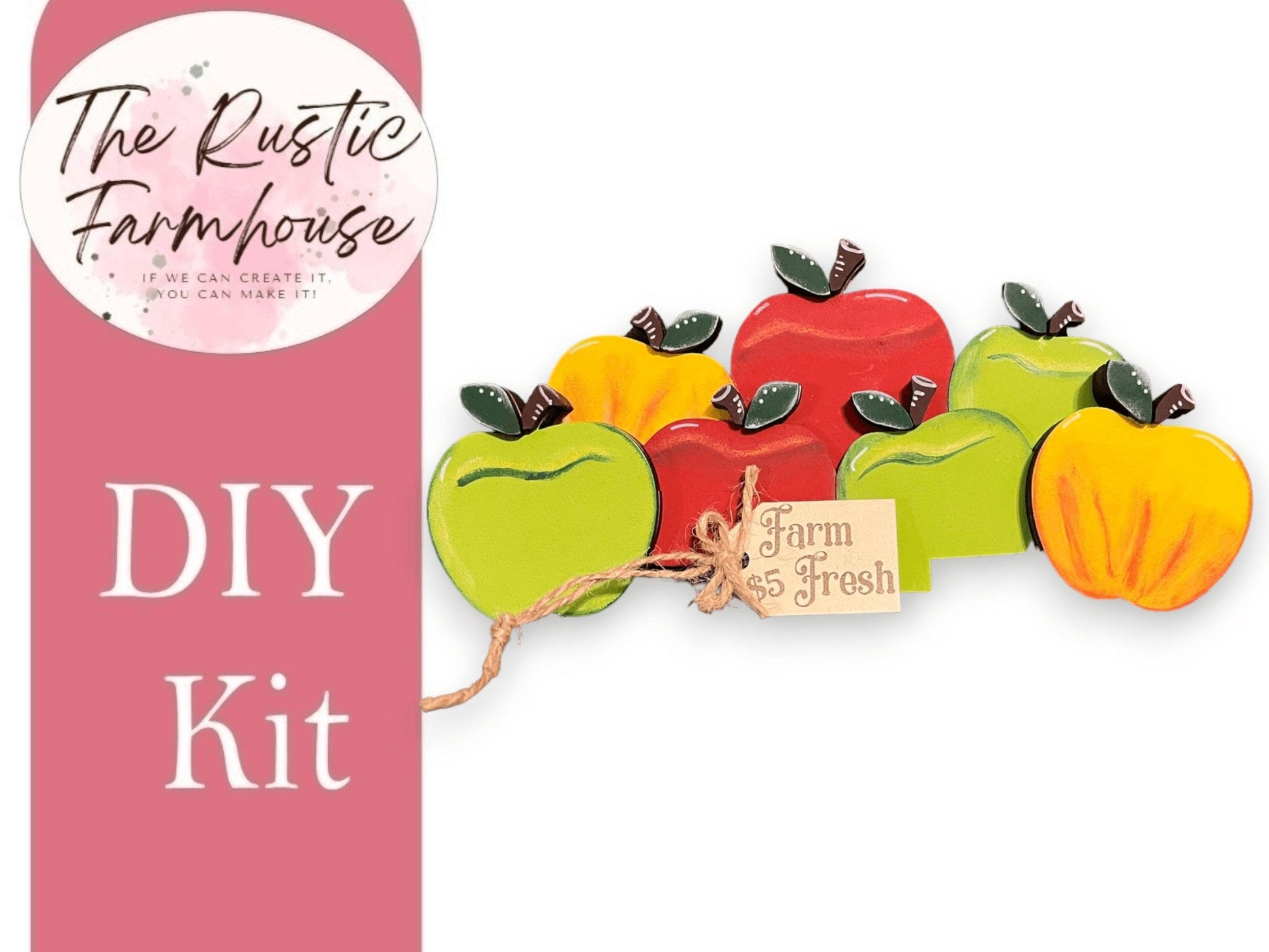 Apple Insert for the Interchangeable Flower Basket - RusticFarmhouseDecor