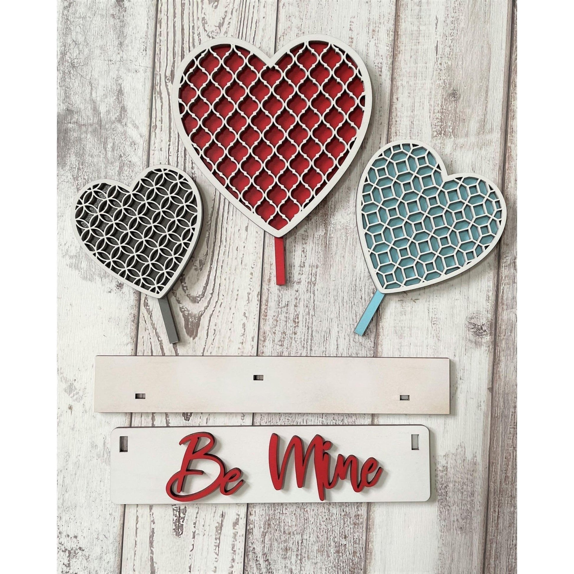 Be Mine Wagon Insert Set - RusticFarmhouseDecor