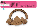 Bee Valentine For The Flower Basket Decor - Wood Blank for Painting - Inserts for Basket - RusticFarmhouseDecor