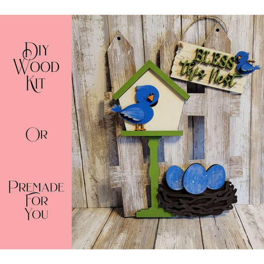 Bless This Nest Fence Attachment Set - RusticFarmhouseDecor