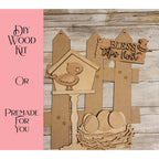 Bless This Nest Fence Attachment Set - RusticFarmhouseDecor